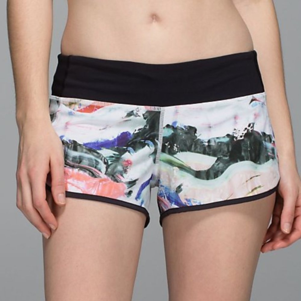 Lululemon Pigment Wave Speed Shorts
